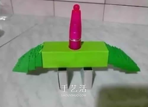 怎么做三角插坦克圖解 三角插制作小坦克方法 -  itrip.net.cn