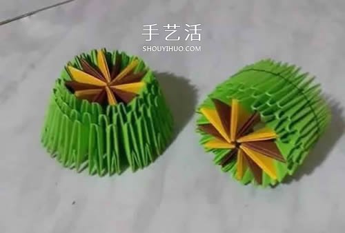 怎么做三角插坦克圖解 三角插制作小坦克方法 -  itrip.net.cn