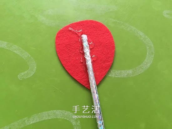 一點點不織布 自制可愛草莓魔法棒的方法教程 -  itrip.net.cn