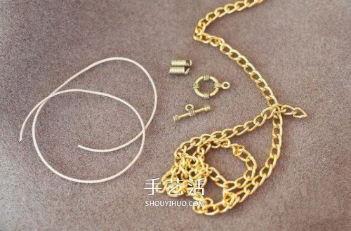 用繩子編織金屬鏈圖解 讓冷冰冰的飾品變?nèi)崦?-  itrip.net.cn
