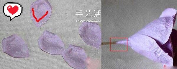 皺紋紙/舊包裝紙做玫瑰花的方法 形態(tài)很逼真！ -  itrip.net.cn