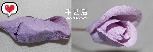 皺紋紙/舊包裝紙做玫瑰花的方法 形態(tài)很逼真！ -  itrip.net.cn