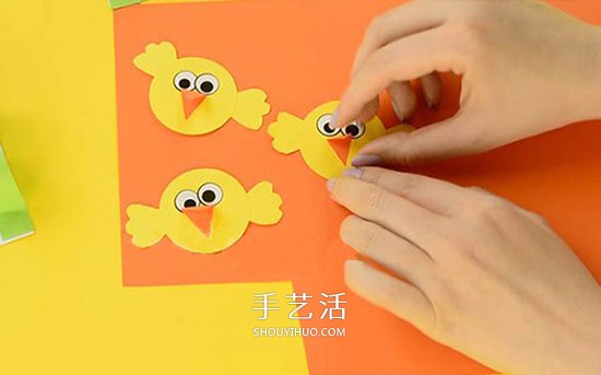簡單卡紙手工制作教程 超有趣的草叢中的小雞 -  itrip.net.cn