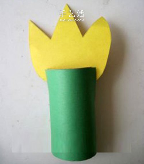 最簡(jiǎn)單的郁金香花手工制作 幼兒園小班也適合 -  itrip.net.cn
