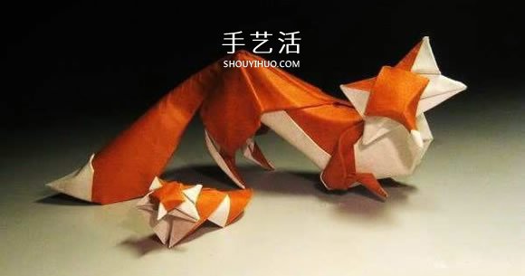 形態(tài)超逼真自然！HTQ狐貍怎么折的步驟圖解 -  itrip.net.cn
