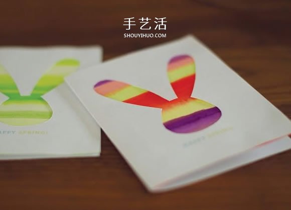 自制復(fù)活節(jié)卡片方法 簡單中秋節(jié)兔子賀卡制作 -  itrip.net.cn