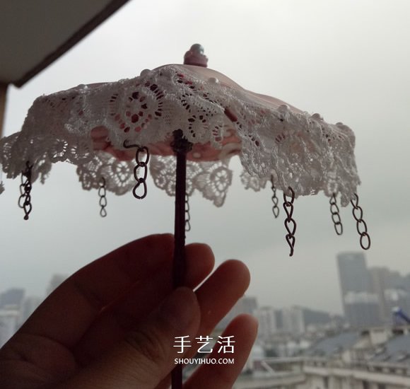 瞅瞅帶你做：用一點(diǎn)點(diǎn)布和牙簽給娃娃做小傘 -  itrip.net.cn