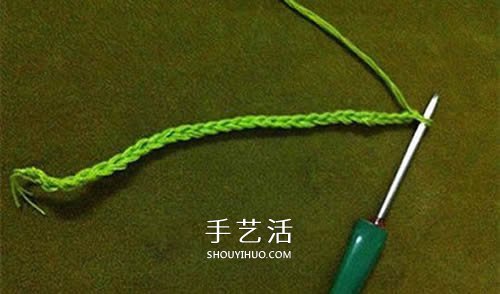 小巧可愛帶掛環(huán) 正方形杯墊的鉤針編織圖解 -  itrip.net.cn