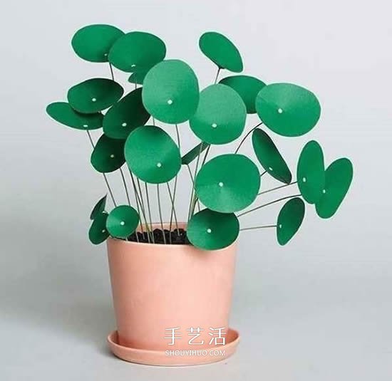 送爸爸一盆綠植！卡紙手工制作父親節(jié)盆栽禮物 -  itrip.net.cn