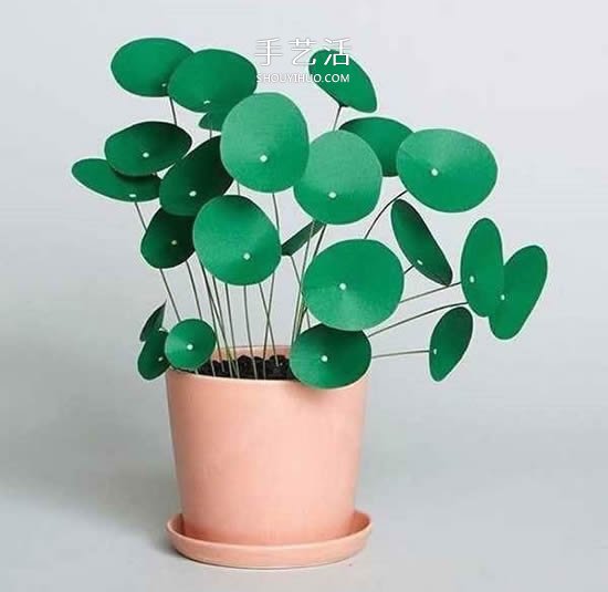 送爸爸一盆綠植！卡紙手工制作父親節(jié)盆栽禮物 -  itrip.net.cn