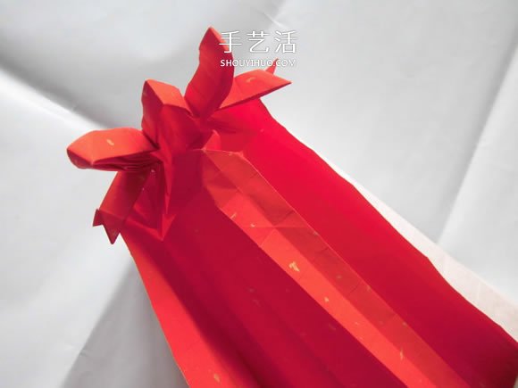 只用一張紙！折紙蝴蝶結(jié)禮品盒的圖解步驟 -  itrip.net.cn