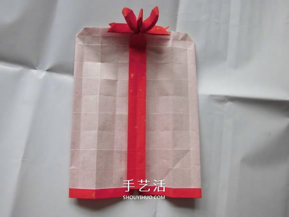只用一張紙！折紙蝴蝶結(jié)禮品盒的圖解步驟 -  itrip.net.cn