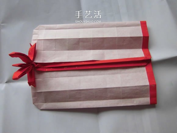 只用一張紙！折紙蝴蝶結(jié)禮品盒的圖解步驟 -  itrip.net.cn