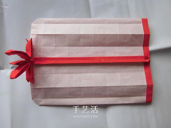 只用一張紙！折紙蝴蝶結(jié)禮品盒的圖解步驟 -  itrip.net.cn