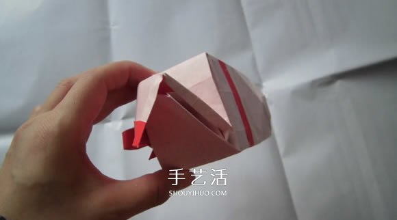 只用一張紙！折紙蝴蝶結(jié)禮品盒的圖解步驟 -  itrip.net.cn