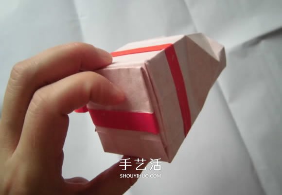 只用一張紙！折紙蝴蝶結(jié)禮品盒的圖解步驟 -  itrip.net.cn