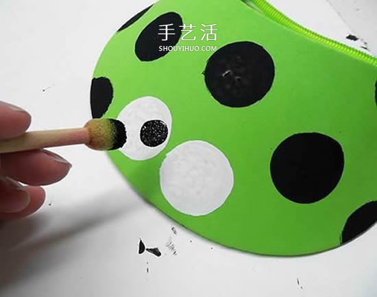 兒童遮陽帽改造 把普通款變成卡通瓢蟲帽子 -  itrip.net.cn