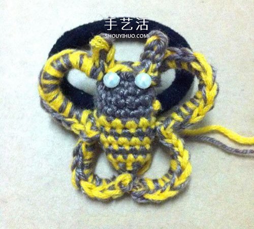 每日勤勞采蜜忙！毛線蜜蜂的鉤針編織方法 -  itrip.net.cn