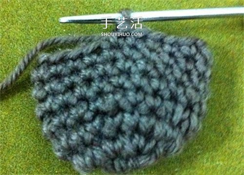 毛線猴頭的編織方法 手工鉤針編織猴子頭圖解 -  itrip.net.cn
