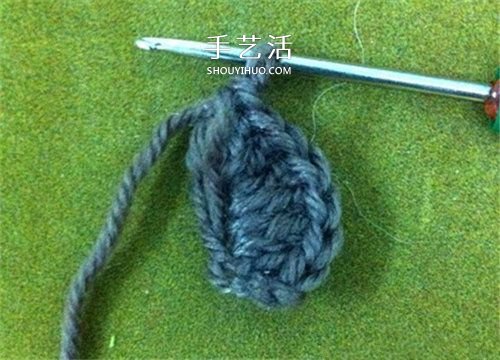 毛線猴頭的編織方法 手工鉤針編織猴子頭圖解 -  itrip.net.cn