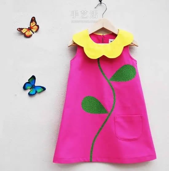 舊衣服布料改造再利用 給女兒做時尚小裙子  -  itrip.net.cn
