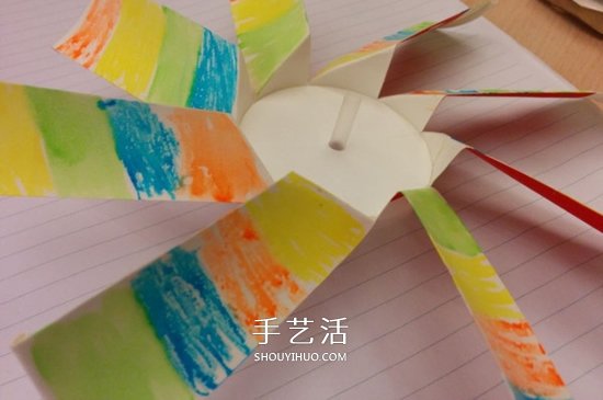 用紙杯做風(fēng)車(chē)制作步驟 紙杯風(fēng)車(chē)的做法圖片 -  itrip.net.cn