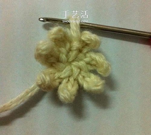 毛線編織蓮花胸針的方法 鉤針荷花胸花的編法 -  itrip.net.cn