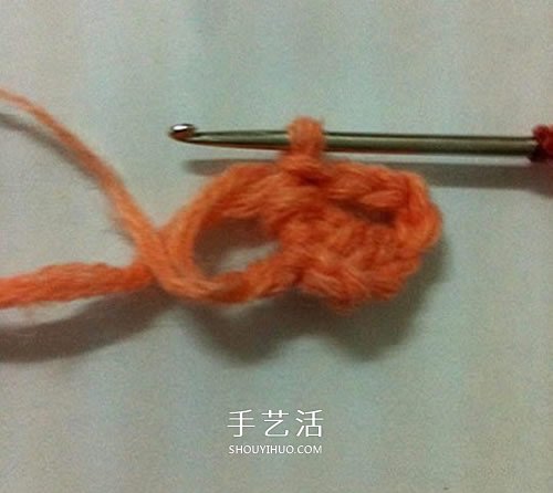 毛線編織蓮花胸針的方法 鉤針荷花胸花的編法 -  itrip.net.cn