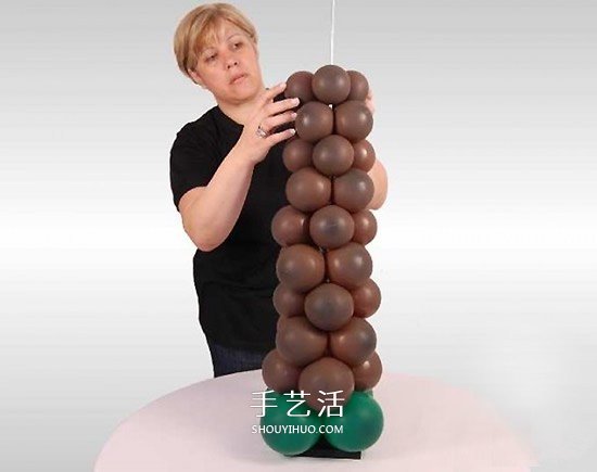 氣球造型大樹手工制作 植樹節(jié)用氣球做大樹 -  itrip.net.cn