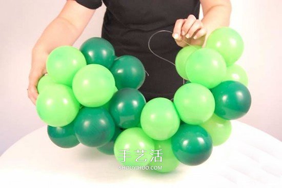 氣球造型大樹手工制作 植樹節(jié)用氣球做大樹 -  itrip.net.cn