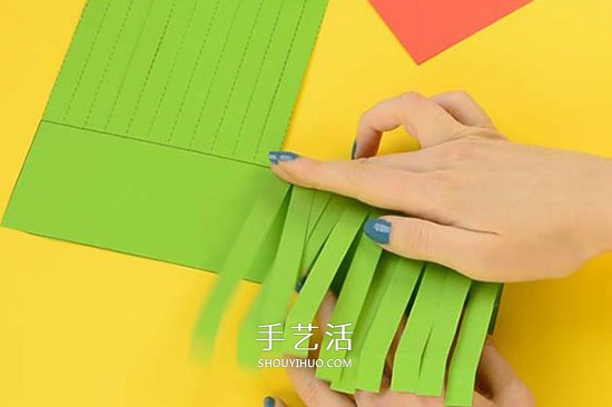 幼兒手工毛毛蟲做法 卡紙制作毛毛蟲簡(jiǎn)單教程 -  itrip.net.cn