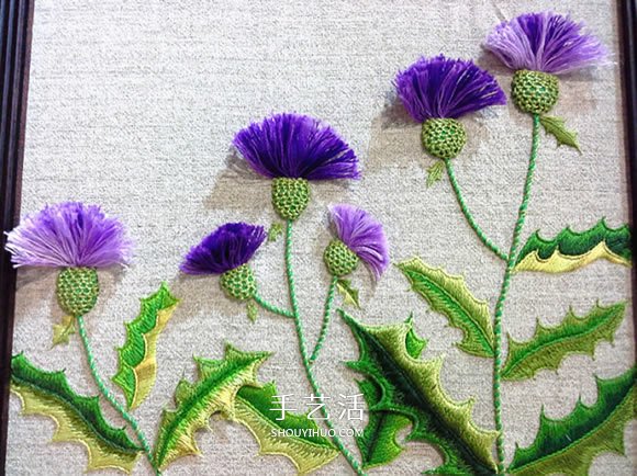 立體葉子的刺繡方法 手工刺繡雙色葉子圖解 -  itrip.net.cn