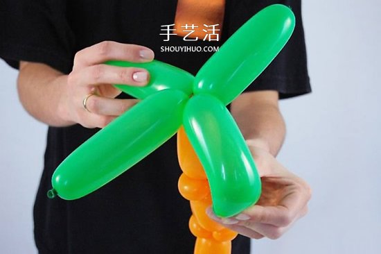 氣球造型椰子樹的做法 用氣球手工制作椰子樹 -  itrip.net.cn