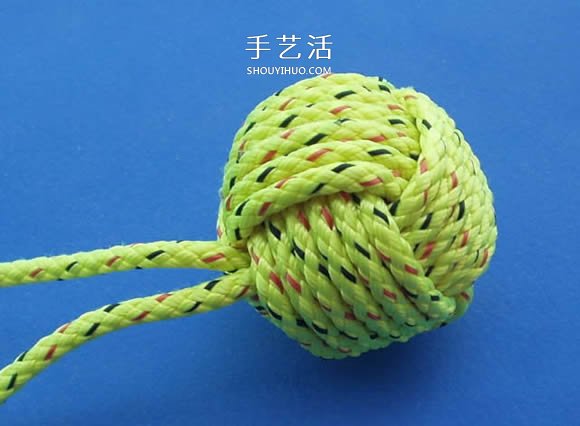 繩子編織球體的方法 怎么用繩編圓球小掛件 -  itrip.net.cn