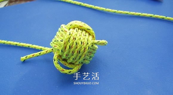 繩子編織球體的方法 怎么用繩編圓球小掛件 -  itrip.net.cn