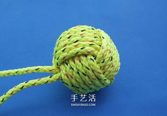 繩子編織球體的方法 怎么用繩編圓球小掛件 -  itrip.net.cn