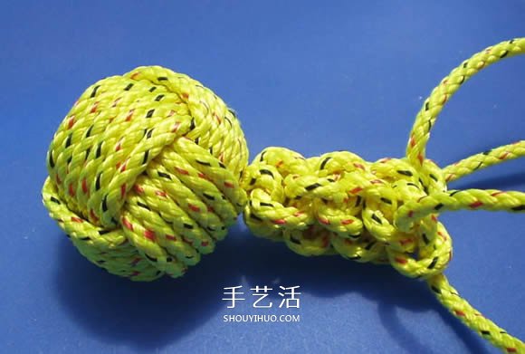 繩子編織球體的方法 怎么用繩編圓球小掛件 -  itrip.net.cn