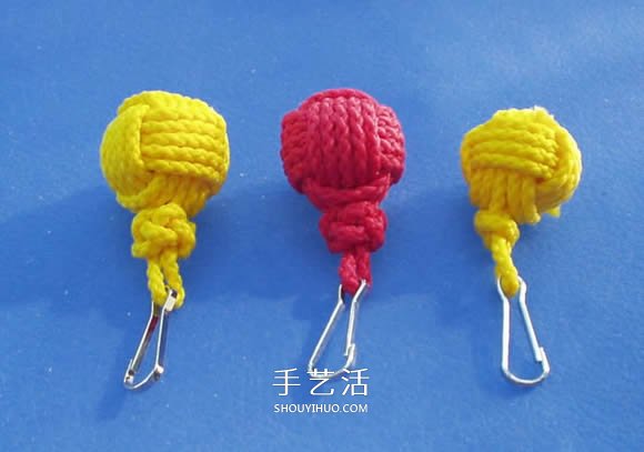 繩子編織球體的方法 怎么用繩編圓球小掛件 -  itrip.net.cn