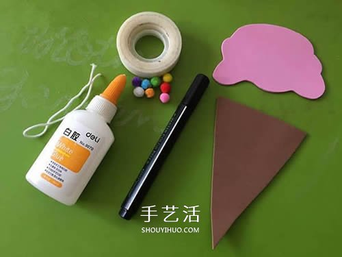 幼兒自制紙冰激凌的方法 用卡紙制作冰激凌 -  itrip.net.cn