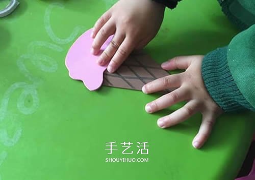 幼兒自制紙冰激凌的方法 用卡紙制作冰激凌 -  itrip.net.cn