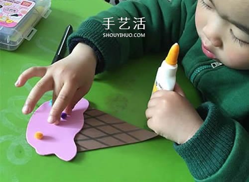 幼兒自制紙冰激凌的方法 用卡紙制作冰激凌 -  itrip.net.cn