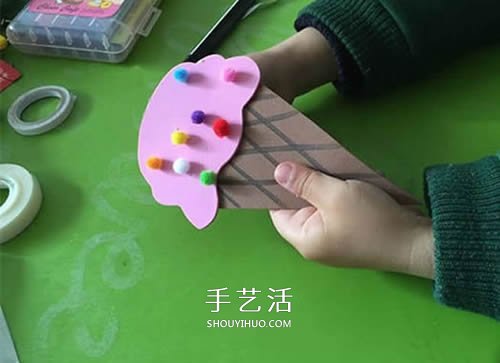 幼兒自制紙冰激凌的方法 用卡紙制作冰激凌 -  itrip.net.cn
