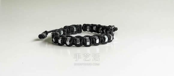 八角螺母編織男人手鏈 情人節(jié)送男友的禮物 -  itrip.net.cn