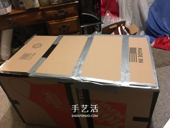 自制紙板船的方法步驟 用廢紙箱做船的教程 -  itrip.net.cn