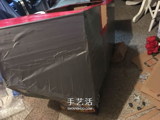 自制紙板船的方法步驟 用廢紙箱做船的教程 -  itrip.net.cn