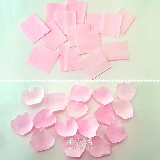 手工皺紋紙玫瑰的做法 簡易玫瑰花手工制作 -  itrip.net.cn