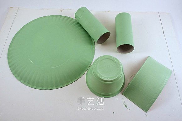 廢物利用手工制作自由女神像和火炬的方法 -  itrip.net.cn