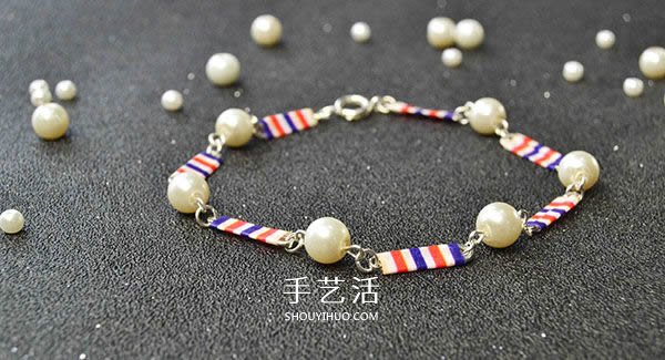 用別針做手鏈的方法 自制簡易珍珠手鏈圖解 -  itrip.net.cn