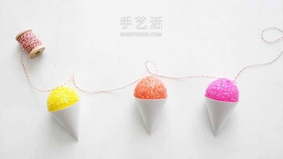 最適合夏天！創(chuàng)意冰激凌掛飾DIY制作教程 -  itrip.net.cn