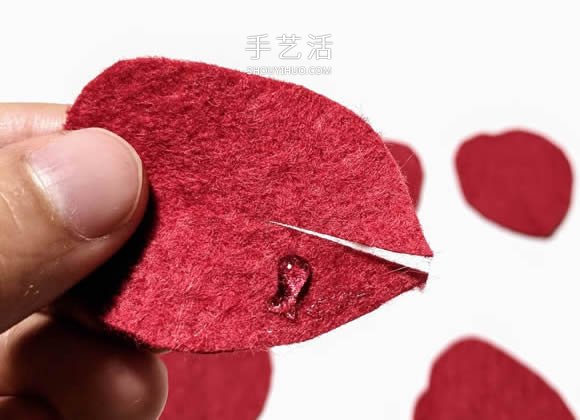 超多毛氈布花的制作方法 DIY美麗的花環(huán)頭飾 -  itrip.net.cn